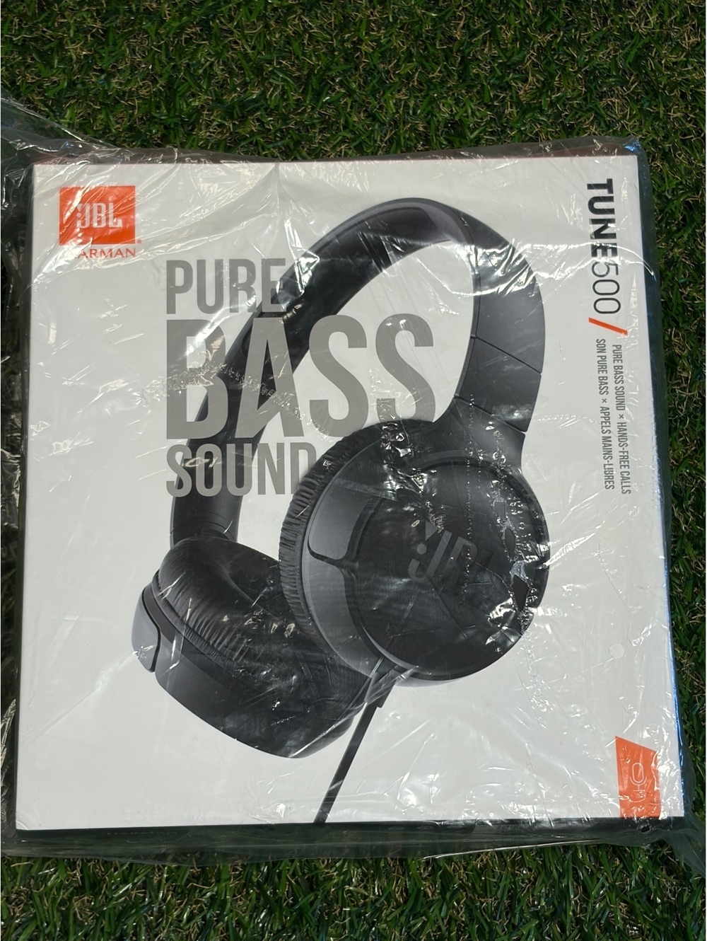 JBL Tune 500 Wired On-Ear Headphones Black